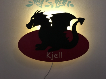 Wandlampe Drachen-01