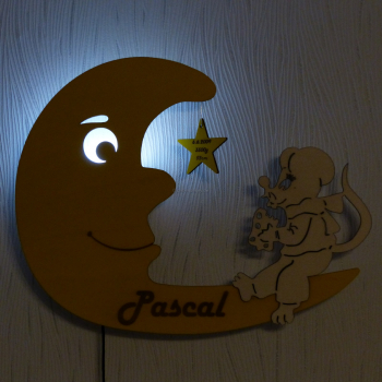 Wandlampe Mond