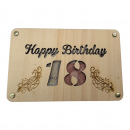 Geldgeschenk Happy Birthday 18 (Sterne)