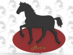 Wandlampe Pferd